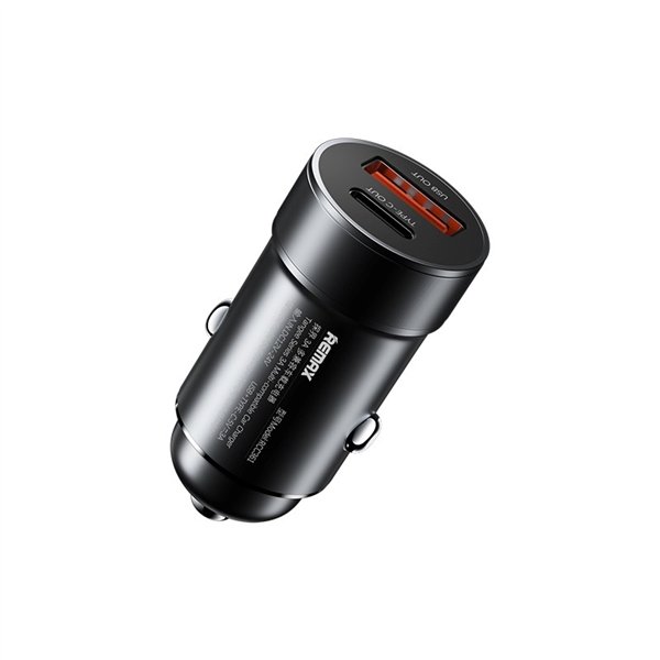 Car charger Remax RCC361 15W USB-C/USB-A black