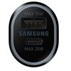 Automobilinis įkroviklis Samsung EP-L4020NBEGEU 40W USB-C/USB-A juodas