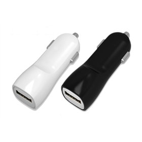 Automobilinis įkroviklis Tellos su USB jungtimi (dual) (1A+2A) juodas
