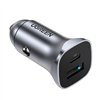Car charger Ugreen CD130 USB-C/USB-A 30W gray