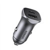 Car charger Ugreen CD130 USB-C/USB-A 30W gray