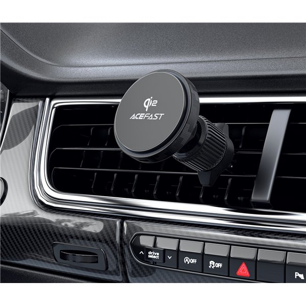 Car charger-holder magnetic Acefast D33 MagSafe 15W black