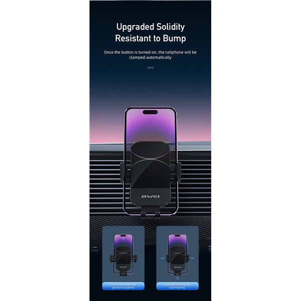 Car charger-holder Awei X43 15W black