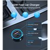 Automobilinis laikiklis-įkroviklis Choetech 15W Electric Car Wireless Charger With Magnetic Head T201-F juodas