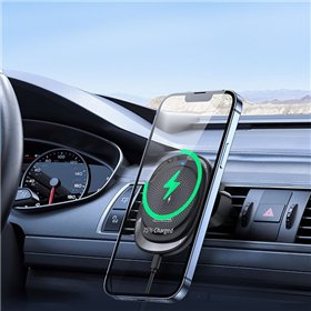 Car charger-holder magnetic DUZZONA V1 MagSafe black