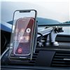 Car charger-holder Hoco CA75 magnetic, black