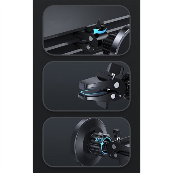 Car charger-holder magnetic Joyroom JR-ZS240 MagSafe 15W black