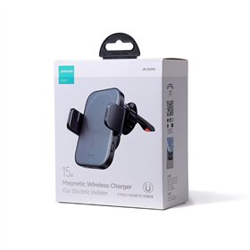 Car charger-holder Joyroom JR-ZS295 15W MagSafe black wireless