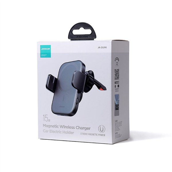 Car charger-holder Joyroom JR-ZS295 15W MagSafe black wireless