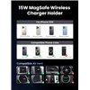 Car charger-holder magnetic Ugreen W708 MagSafe 15W (35970) black