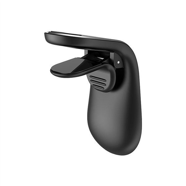 Car phone holder Borofone BH10, for using on ventilation grille, magnetic fixing, black