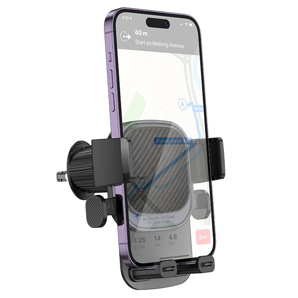 Automobilinis telefono laikiklis Borofone BH120 (air vent) juodas