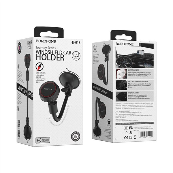 Car phone holder Borofone BH18, flexible stalk, magnetic