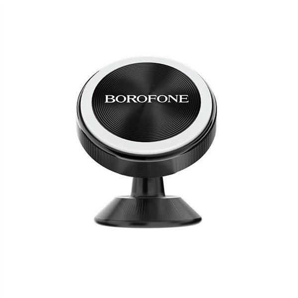 Car phone holder Borofone BH5 Platinum, dashboard mounting, magnetic fixing