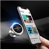 Car phone holder Borofone BH5 Platinum, dashboard mounting, magnetic fixing