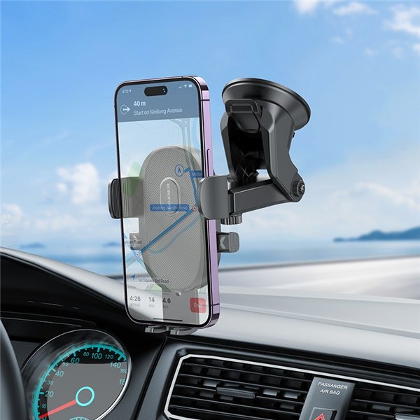 Car phone holder Borofone BH93 (dashboard) black