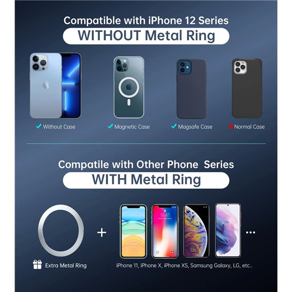 Car phone holder Choetech AT0005 black