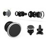 Car phone holder CPH-26, for using on ventilation grille, magnetic fixing