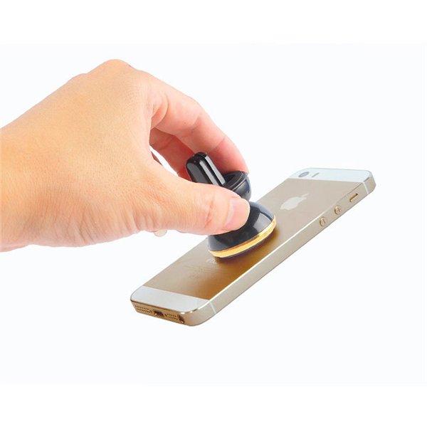 Car phone holder CPH-26, for using on ventilation grille, magnetic fixing