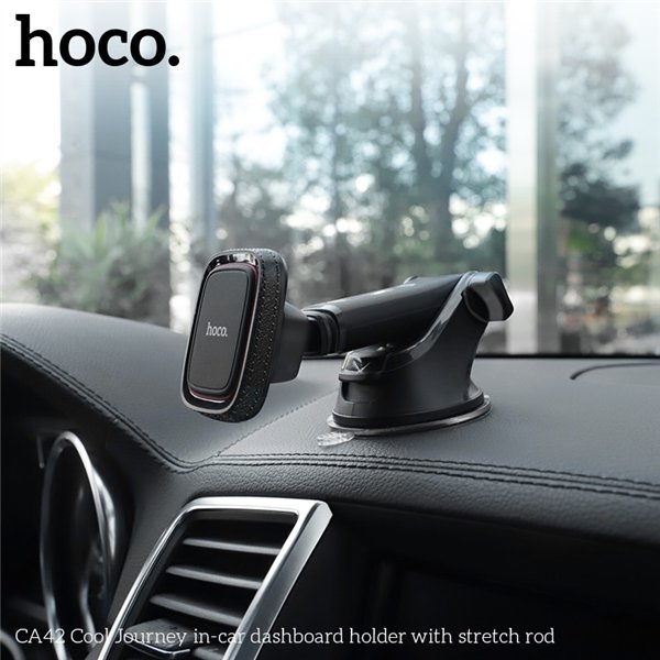 Car phone holder Hoco CA42, dashboard mounting, magnetic fixing