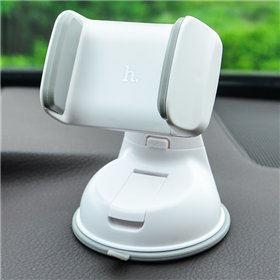 Car phone holder Hoco CA5, windshield mounting, short fixing, white
