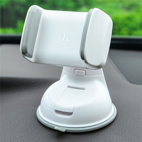 Car phone holder Hoco CA5, windshield mounting, short fixing, white