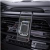 Car phone holder Hoco CA74 for using on ventilation grille, magnetic, black-silver