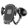 Automobilinis telefono laikiklis Hoco H10 (windshield) juodas
