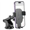 Car phone holder Hoco H19 (dashboard/windshield) black