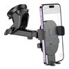 Car phone holder Hoco H19 (dashboard/windshield) black