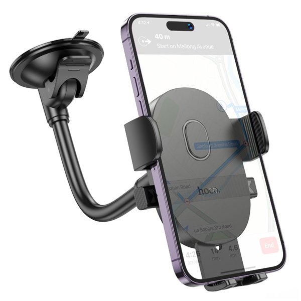 Car phone holder Hoco H20 (windshield) black