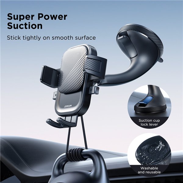 Car phone holder Joyroom JR-OK6 (windshield) black