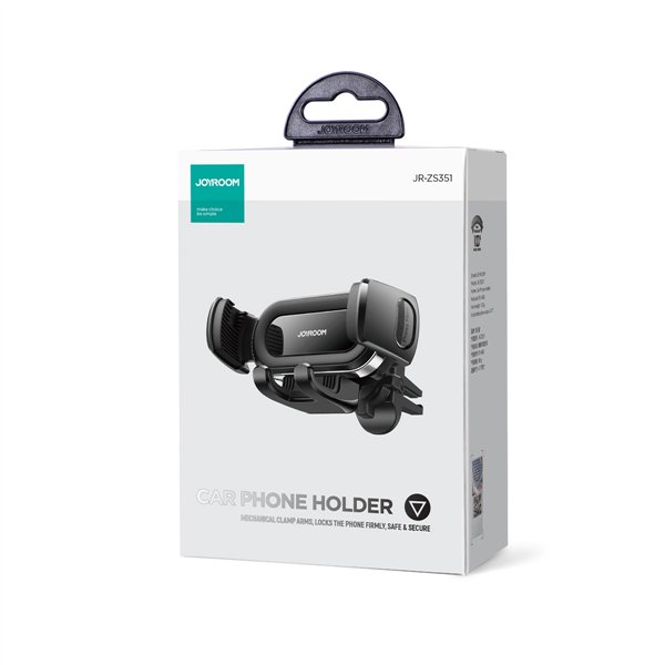 Automobilinis telefono laikiklis Joyroom JR-ZS351 (air vent) juodas