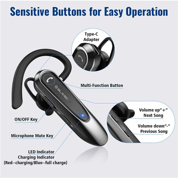 Bluetooth handsfree Blavec Adventure 5 BHAD5-B