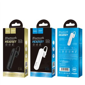 Bluetooth handsfree Hoco E36 black