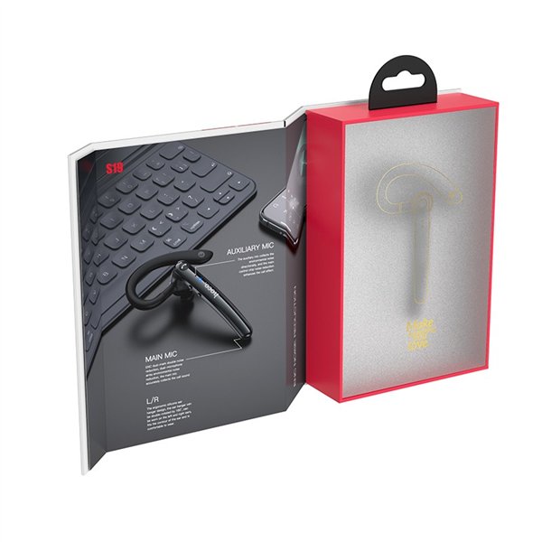 Bluetooth handsfree Hoco S19 ENC black