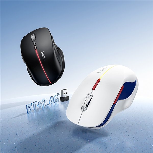Wireless mouse Hoco GM40 RGB black