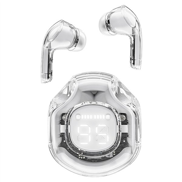Wireless headphones Acefast T8 TWS white moon