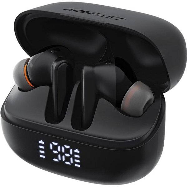 Belaidės ausinės Acefast W1 ANC juodos