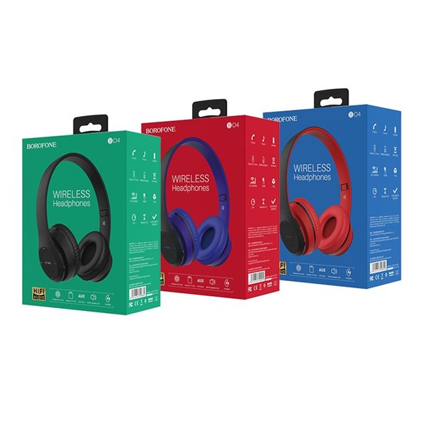 Belaidės ausinės Borofone BO4 juodos