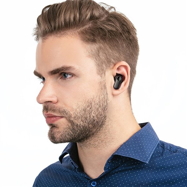 Belaidės ausinės Borofone BW54 juodos