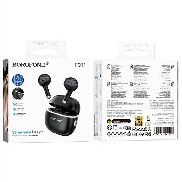 Wireless headphones Borofone FQ11 black