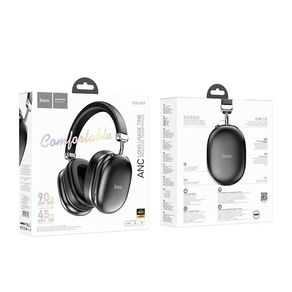 Wireless headphones Hoco W35 Max ANC black