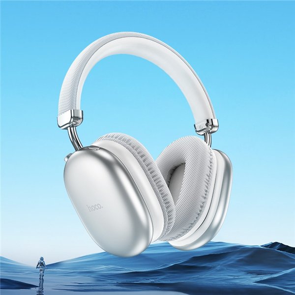 Wireless headphones Hoco W35 Max silver