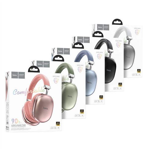 Wireless headphones Hoco W35 Max silver