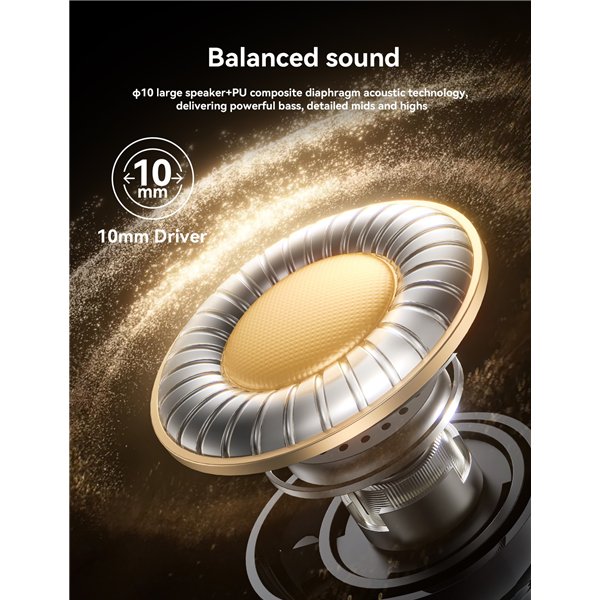 Belaidės ausinės Joyroom TWS JR-BB3 juodos