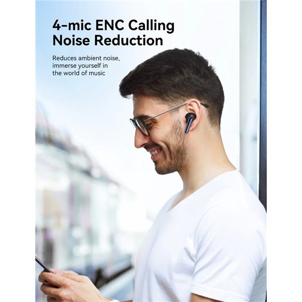 Belaidės ausinės Joyroom TWS JR-FN2 baltos