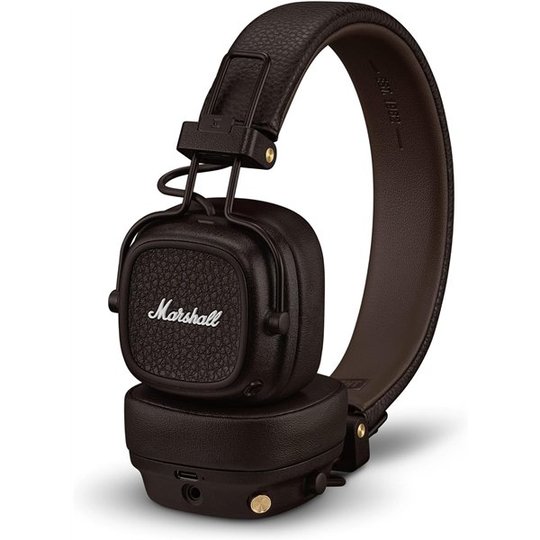 Belaidės ausinės Marshall Major V On-Ear Bluetooth rudos