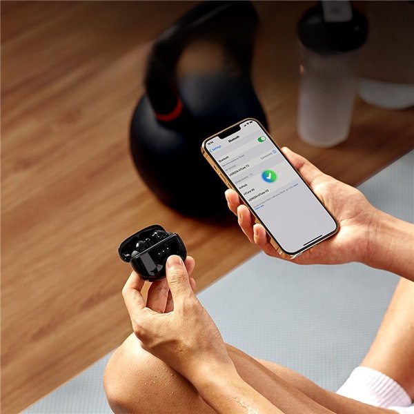 Wireless headphones Ugreen WS106 HiTune T3 Active Noise-Cancelling Earbuds black