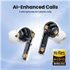 Wireless headphones Ugreen WS200 HiTune T6 Active Noise-Cancelling Earbuds white
